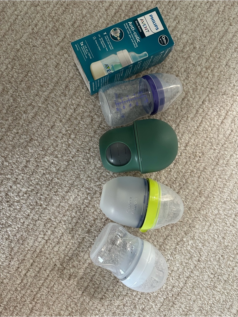 Assortment of baby bottles 4oz
